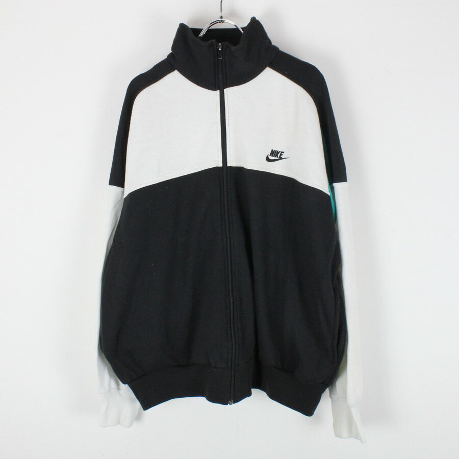 【中古】(KA) NIKE (ナイキ) PULLOVER BLOUZON プルオーバー ブルゾン BLACK/WHITE [SIZE: M相当 USED]