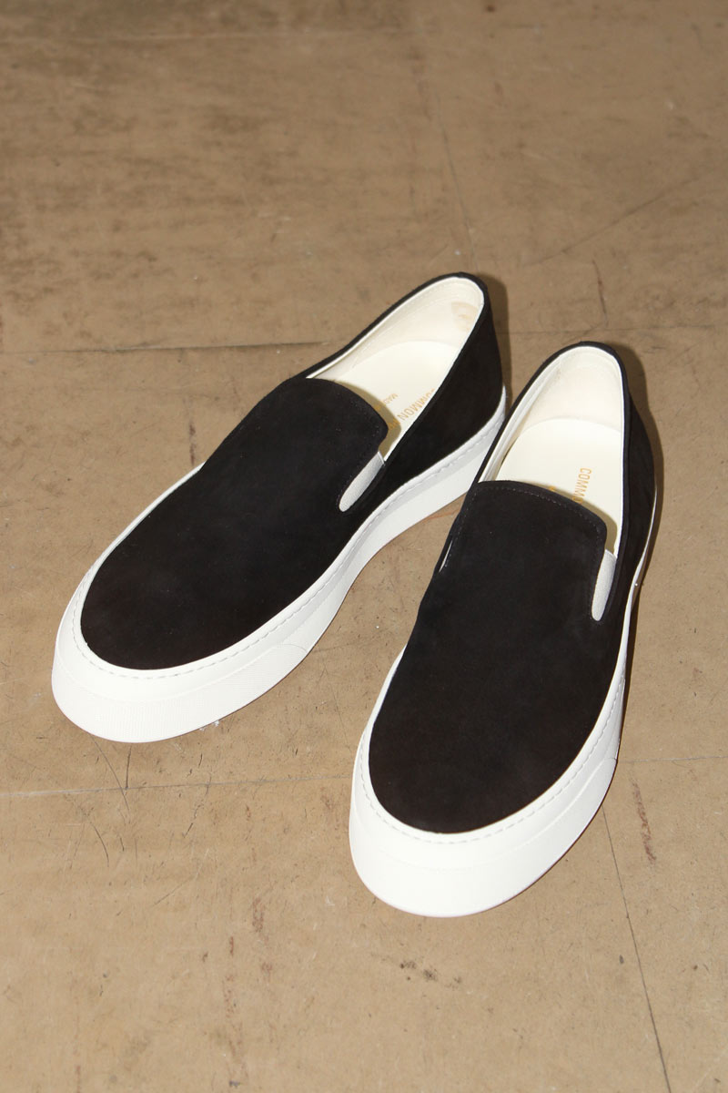 COMMON PROJECTS (コモンプロジェクツ) SLIP ON IN SUEDE 5215 スリッポン BLACK 7547