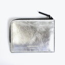 COMMON PROJECTS (コモンプロジェクツ) ZIPPER WALLET 9140 / SILVER 0509 レザー ウォレット 