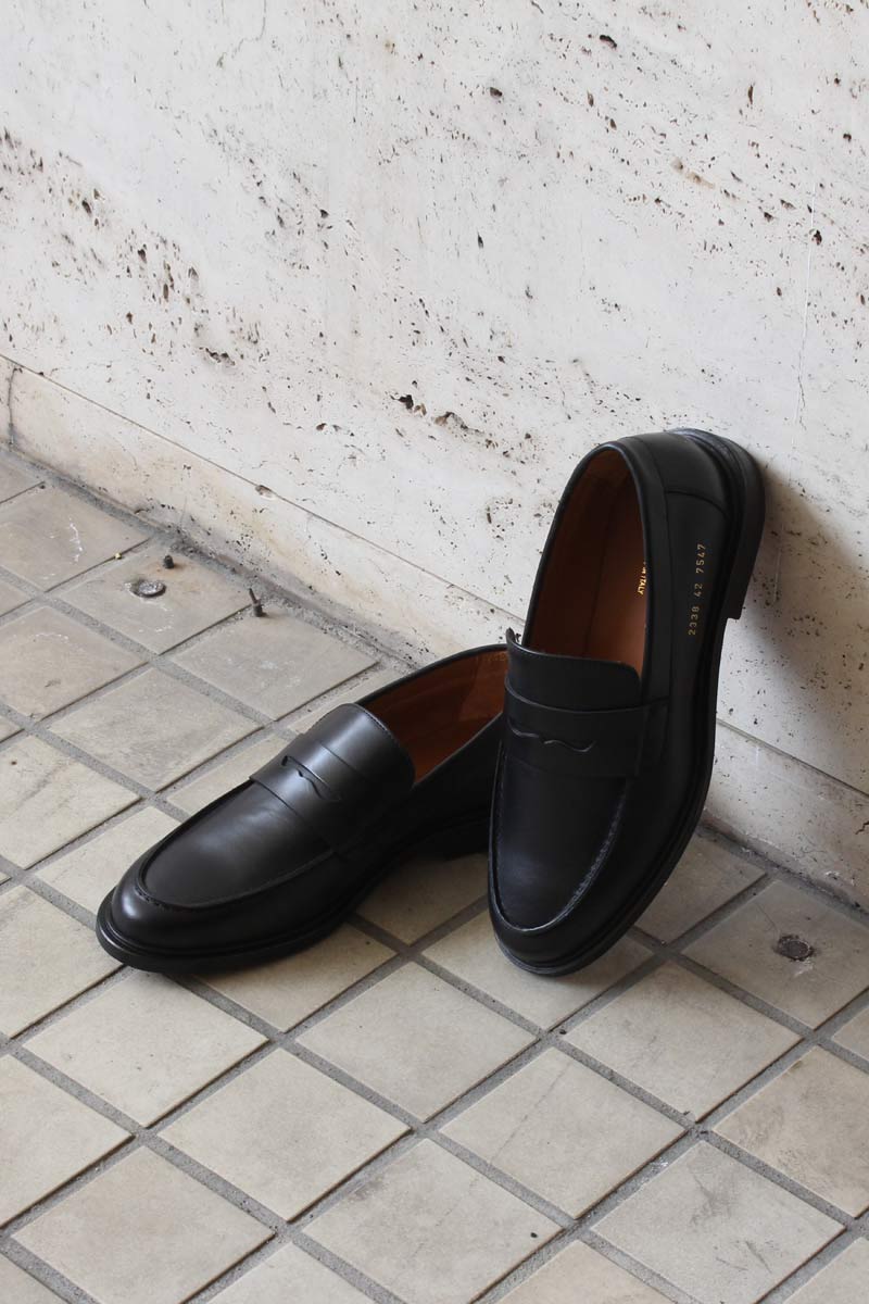 COMMON PROJECTS (コモンプロジェクツ) LOAFER IN LEATHER 2225 レザーローファー BLACK 7547 