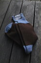 yYVizYOU MUST CREATEi[}XgNGCgjBLOCK SOLID TIP COTTON SOCKS jbgO\bNX BROWN-BLUE [NEW]