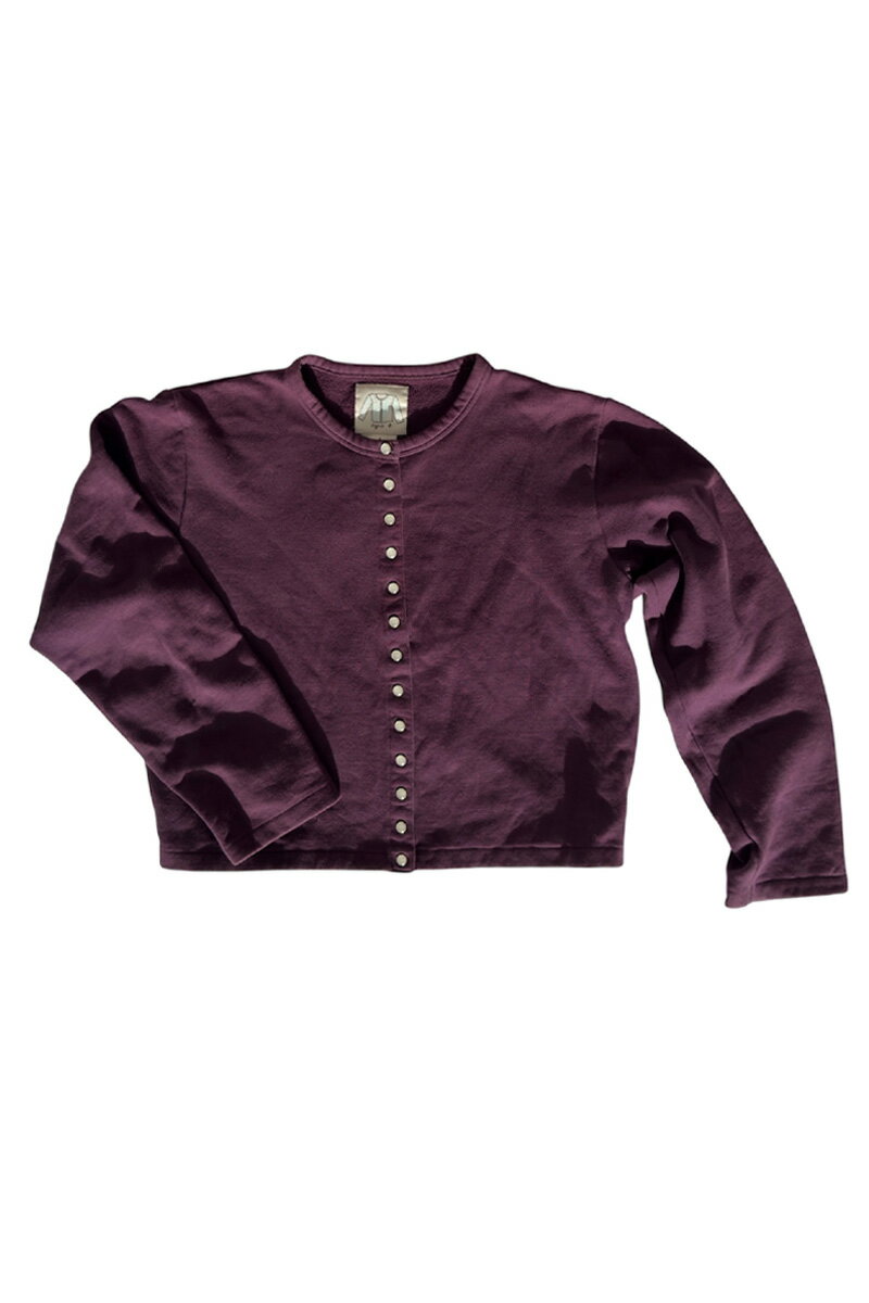 Rakuten - 【中古】【WOMENS】AGNES B (アニエスベー) MADE IN FRANCE 90'S BUTTON SWEAT JACKET ボタンデザインスウェットジャケット [USED]