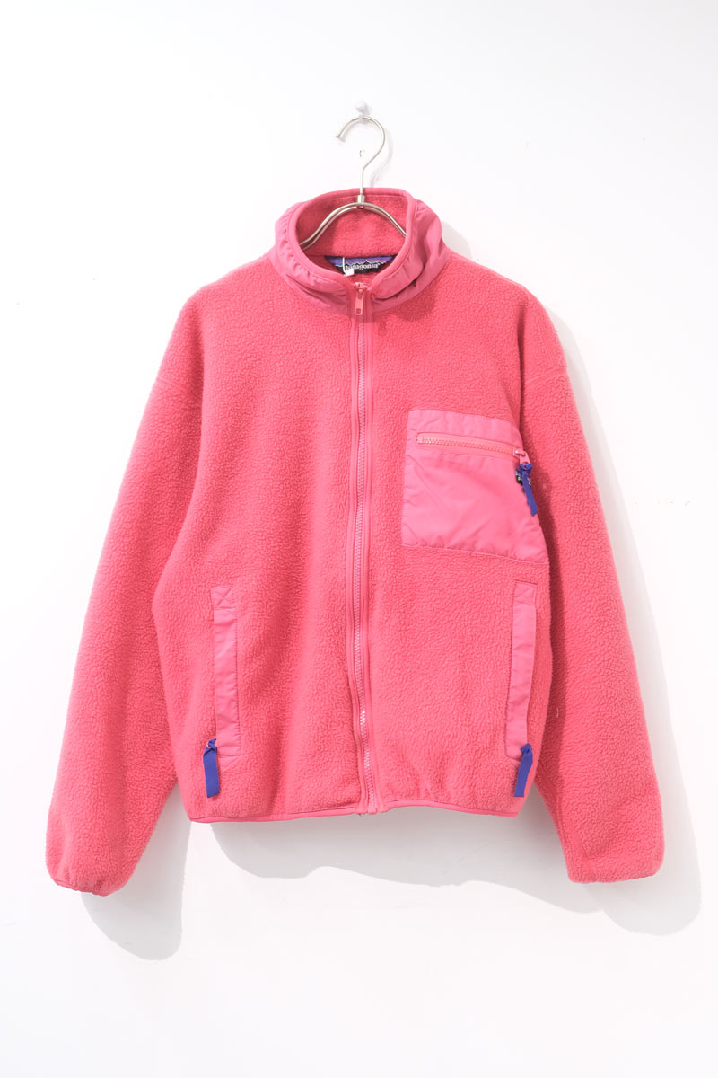 乐天商城 - 【中古】PATAGONIA （パタゴニア）90'S FLEECE JACKET リラックスフリースジャケット PINK [SIZE: M USED]