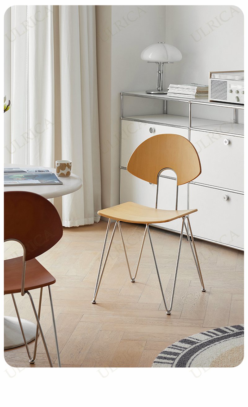 ダイニングチェア 椅子 いす イス ダイニング チェア チェアー シングルチェア 椅子 デザインチェア シンプル 北欧風 1人掛け フランス系 おしゃれ オシャレ 海外風 食卓 高品質 背もたれ 頑丈 耐久性 安定感 快適 2410-al148 [3]