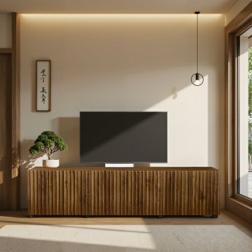 Rakuten - テレビ台 テレビボード TV台 収納 リビング収納 ローボード 収納家具 木製 ウォールナット 和室 和風 インテリア 家具 北欧 モダン