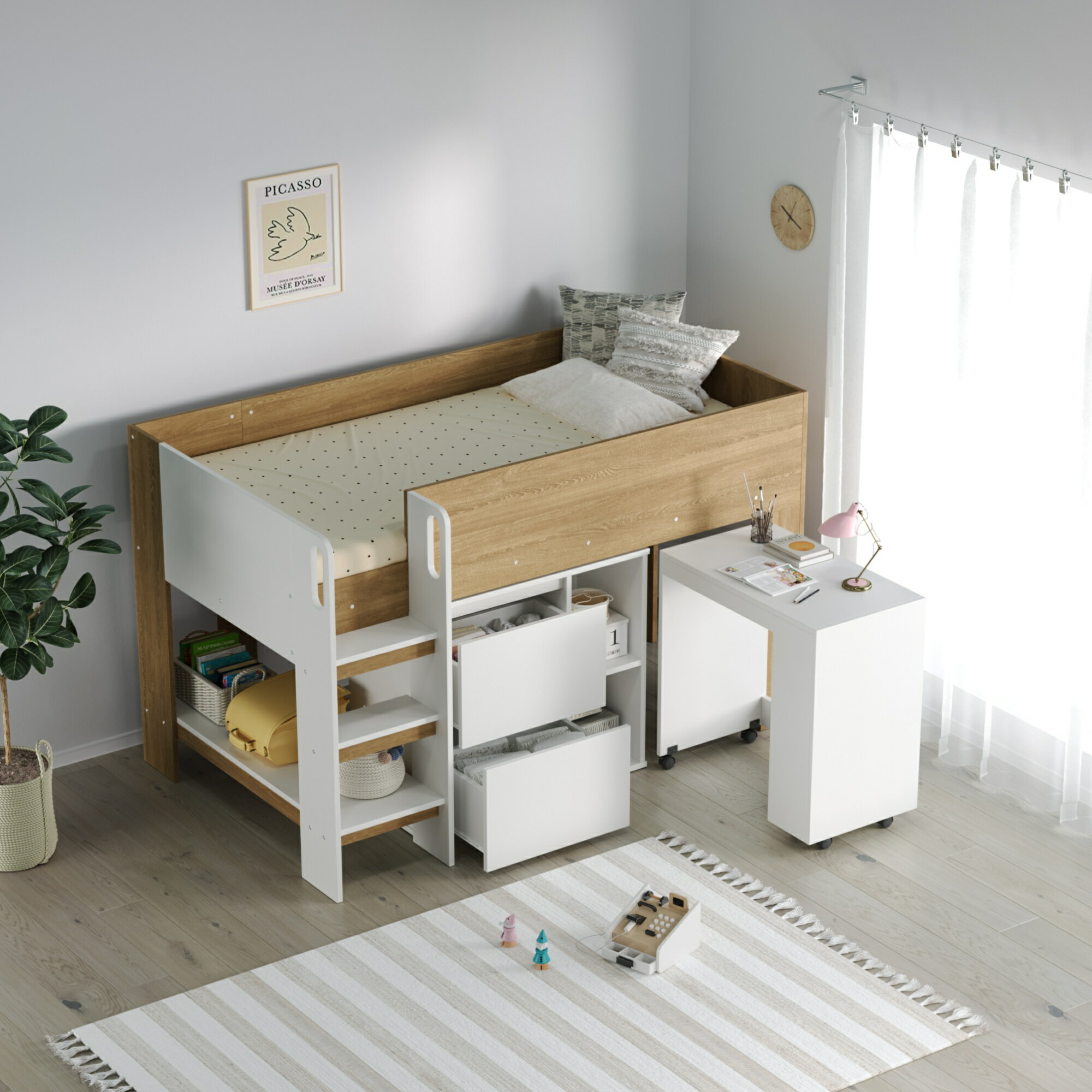 ベッド 収納付きベッド フレームのみ シングルベッド 収納付き 大容量 収納ボックス 布団 敷き布団シス..