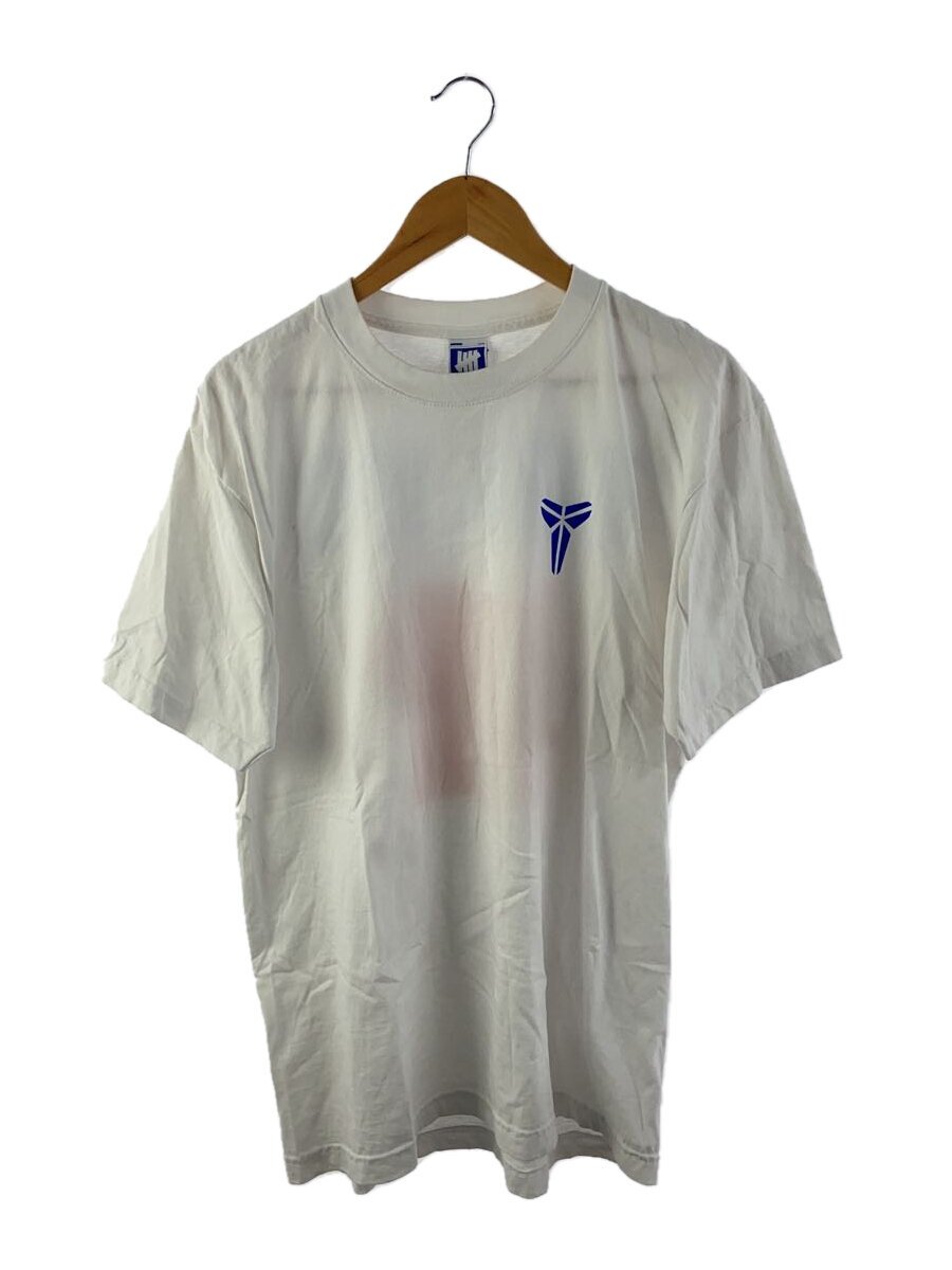 UNDEFEATED◆x KOBE/Tシャツ/M/コットン/WHT