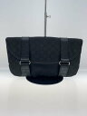 【中古】GUCCI◆GUCCI グッチ ウエストバッグ/GGナイロン/BLK/374617/ウエストポーチ/SV金具【バッグ】(4)