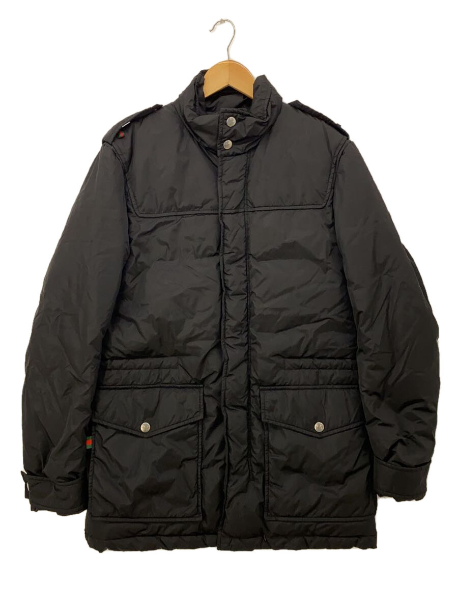 【中古】GUCCI◆ダウンジャケット/48/ナイロン/BLK/183679.Z9687【メンズウェア】