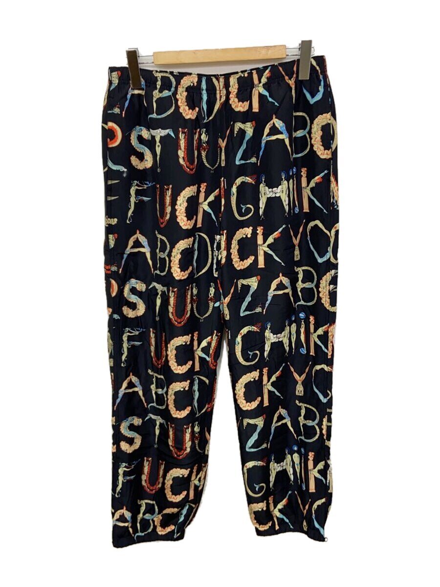 šSupreme18SS/Alphabet Silk Pant/ܥȥ/M/륯/BLK/ڥ󥺥