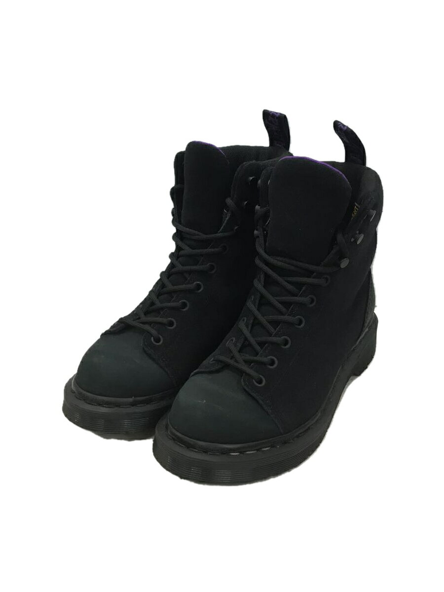 【中古】THE NORTH FACE PURPLE LABEL◆ドクターマーチン/The North Face 9 Tie Boot/ブーツ/UK4/BLK/26012001【シューズ】