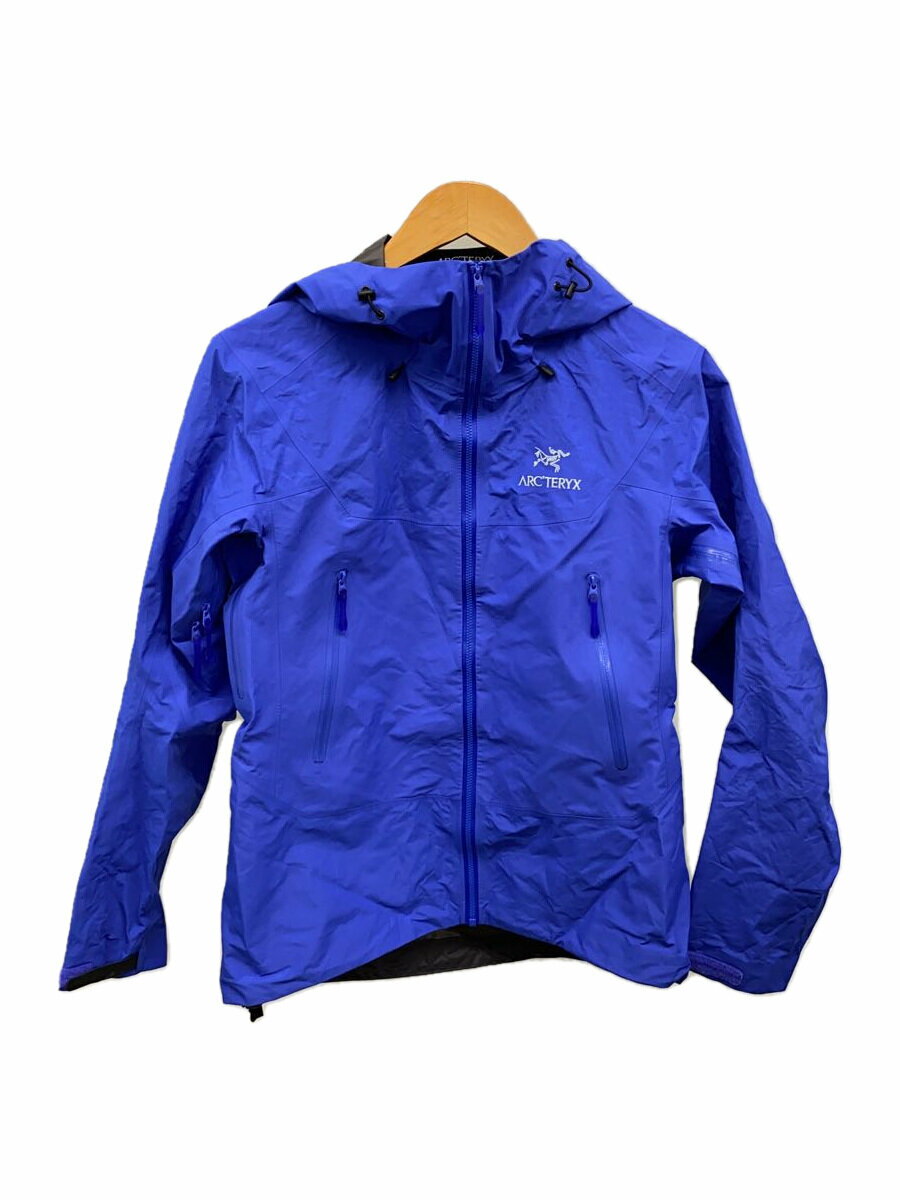 【中古】ARC’TERYX◆ナイロンジャケット/S/ナイロン/BLU/無地/23704-115966-10/18【レディースウェア】