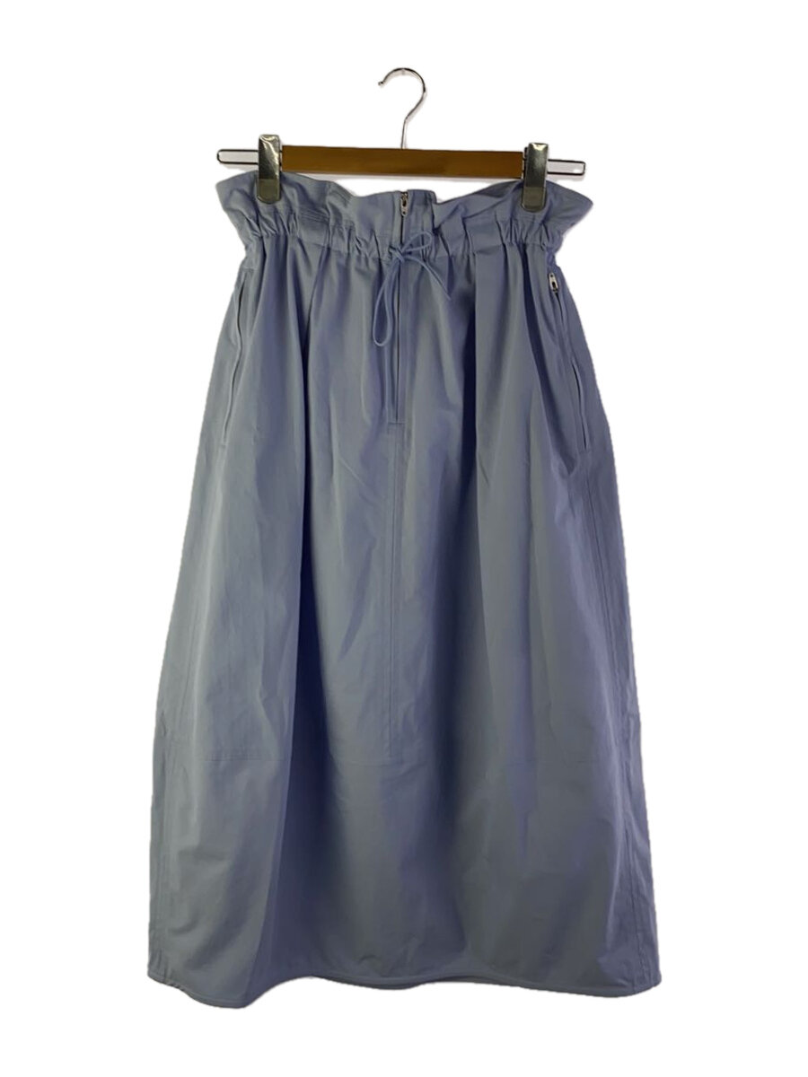 【中古】UNITED ARROWS◆ドロストコクーンスカート/38/ポリエステル/BLU/1524-162-5220【レディースウェア】