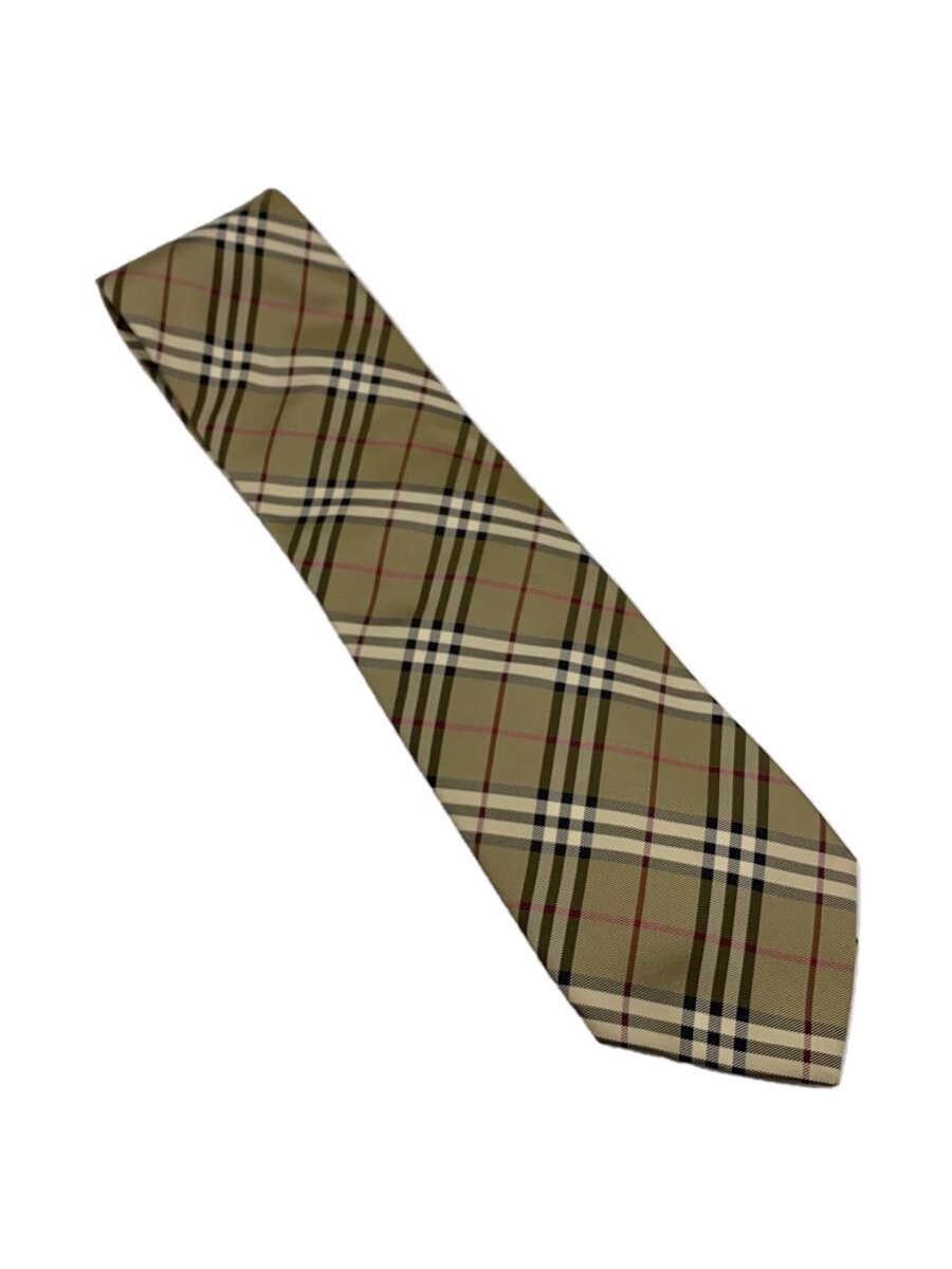 【中古】BURBERRY LONDON◆ネクタイ/シルク/チェック/メンズ【服飾雑貨他】