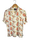 【中古】STUSSY◆半袖シャツ/S/レーヨン/マルチカラー/111928-001//【メンズウェア】