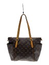 【中古】LOUIS VUITTON◆トータリーPM_モノグラム・キャンバス_BRW/PVC/BRW【バッグ】(4)