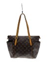 【中古】LOUIS VUITTON◆トータリーPM_モノグラム・キャンバス_BRW/PVC/BRW【 ...