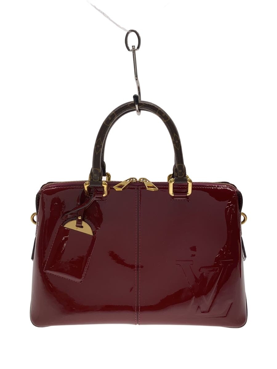 【中古】LOUIS VUITTON◆トート・ミロワール_マゼンタ/エナメル/PNK【バッグ】