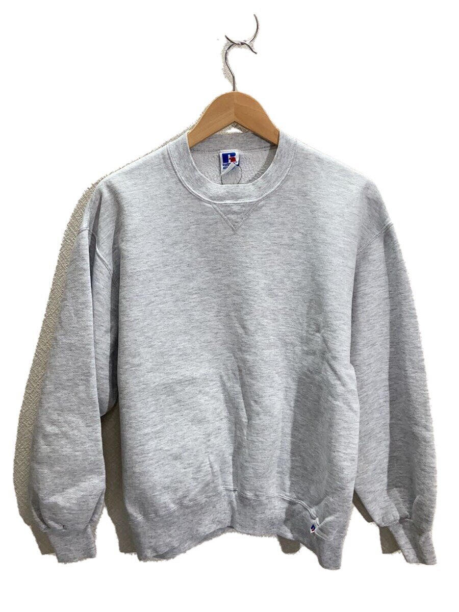 【中古】RUSSELL ATHLETIC◆スウェット/L/コットン/GRY【メンズウェア】