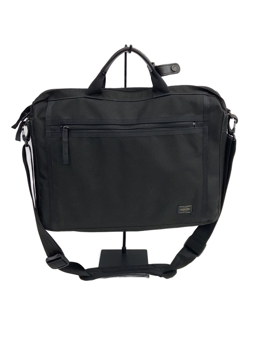 【中古】PORTER◆CLIP/2WAY BRIEFCASE/ブリーフケース/ナイロン/BLK/55 ...