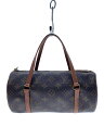 【中古】LOUIS VUITTON◆1)パピヨン26_モノグラム・キャンバス_BRW/PVC/BRW【バッグ】
