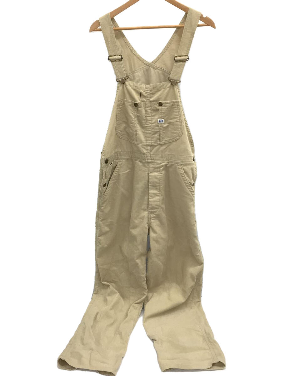 【中古】Lee◆DUNGAREES/オーバーオール/M/コーデュロイ/BEG/無地/LM7254【メンズウェア】