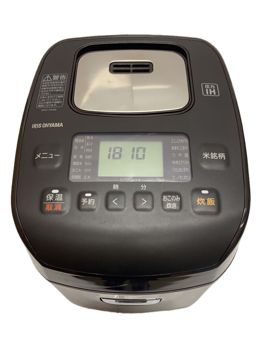 【中古】IRIS OHYAMA◆炊飯器 KRC-PD30【家電・ビジュアル・オーディオ】