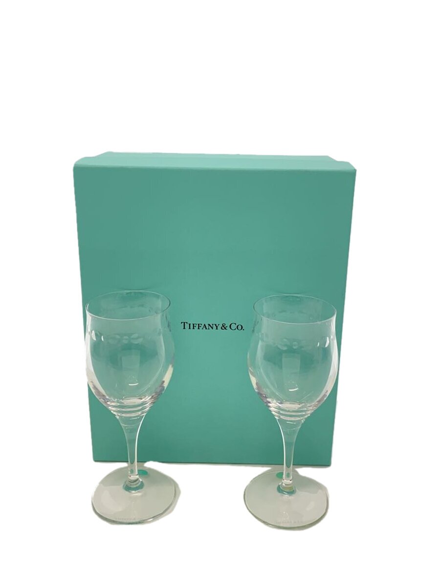 【中古】TIFFANY&Co.◆ワイングラス/2点セット/CLR/スウィング【キッチン用品】