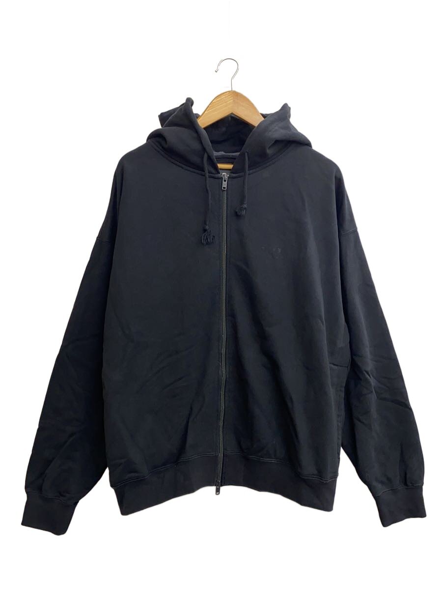 【中古】Y-3◆Brushed Terry Zip Hoodie/ジップパーカー/M/コットン/BLK/KA3107//【メンズウェア】