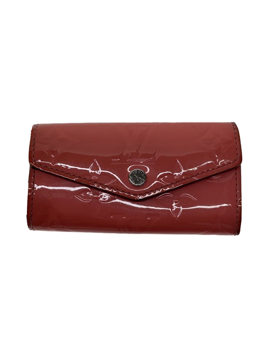 Key Holder - 【中古】LOUIS VUITTON◆ミュルティクレ4_モノグラム・ヴェルニ_PNK/エナメル/PNK/レディース【服飾雑貨他】