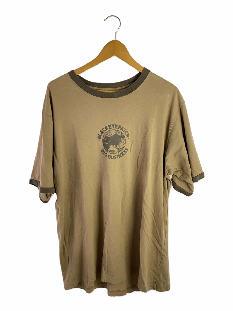 【中古】Blackeyepatch◆Tシャツ/XL/コットン/BEG【メンズウェア】