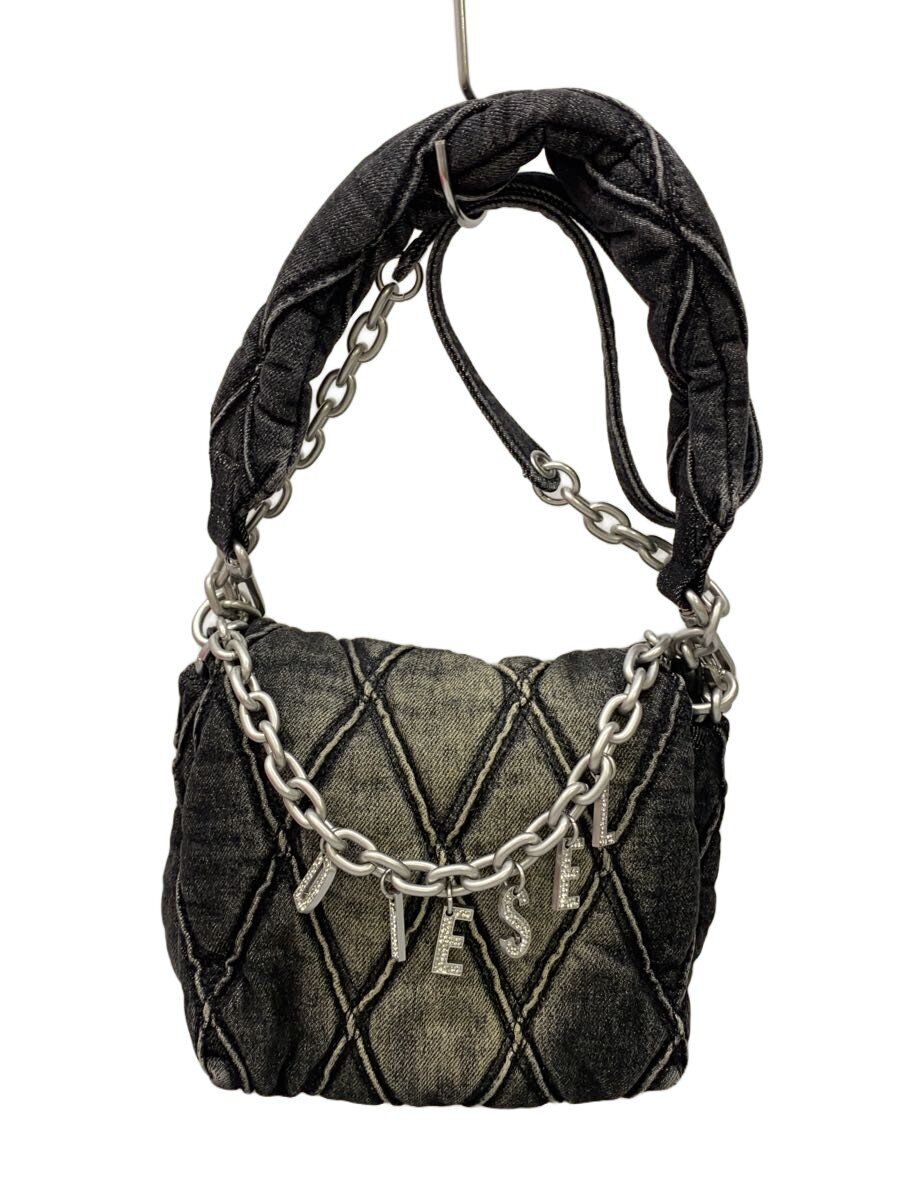 【中古】DIESEL◆DIESEL/ショルダーバッグ/2way チェーンデニムショルダーバッグ/レディースバッグ/IDG【バッグ】