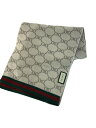 【中古】GUCCI◆マフラー/ウール/BEG/メンズ/325806 3G206【服飾雑貨他】