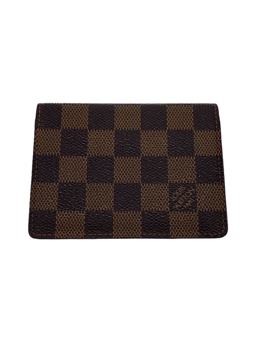 ルイヴィトン 名刺入れ ダミエ レザー ブラウン 中古美品！(52083)※ 楽天市場】ダミエ ヴィトン（定期入れ・パスケース｜財布・ケース