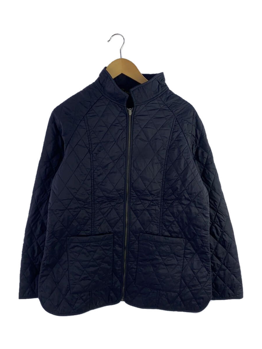 【中古】Barbour◆キルティングジャケット/42/ポリエステル/NVY/LWB0381NY71/DETACHABLE LINER【メンズウェア】