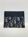 【中古】Christian Dior◆カードケース/キャンバス/NVY/総柄/レディース/2ESCH135YSE【服飾雑貨他】