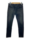 【中古】MINEDENIM◆スキニーパンツ/ボタンフライ/デニム/BLK/FPK107NUD-93-322-8【メンズウェア】(4)