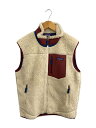 【中古】patagonia◆フリースベスト/L/ポリエステル/BEG/23048FA22【メンズウェア】