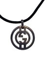 【中古】GUCCI◆ネックレス/--/SLV/トップ有/レディース/ロゴサークル/ネックレス【服飾雑貨他】(4)