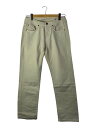 【中古】MIU MIU◆ストレートパンツ/31/コットン/CRM【メンズウェア】