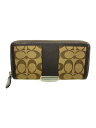 【中古】COACH◆長財布/--/BRW/モノグラム/レディース/F51770【服飾雑貨他】