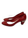 【中古】MIU MIU◆パンプス/38.5/RED/エナメル【シューズ】