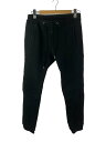 【中古】AKM◆ボトム/L/コットン/BLK/P127【メンズウェア】