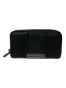 【中古】BOTTEGA VENETA◆イントレチャート/長財布/レザー/ブラック/無地/メンズ【服飾雑貨他】(4)