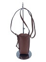 【中古】LOEWE◆ゲートポケット/ショルダーバッグ/レザー/BRW【バッグ】
