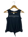 【中古】GIVENCHY◆キャミソール・タンクトップ/12/コットン/BLK/H15198/プリント割れ有【レディースウェア】