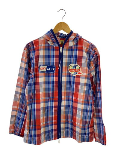 【中古】HUMAN MADE◆DRY ALLS HOODIE SURF JACKET/S/コットン/RED/チェック【メンズウェア】 【中古】HUMAN MADE◆DRY ALLS HOODIE SURF JACKET/S/コットン/RED/チェック【メンズウェア】