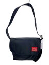 【中古】Manhattan Portage◆ショルダーバッグ/ナイロン/ブラック/無地【バッグ】