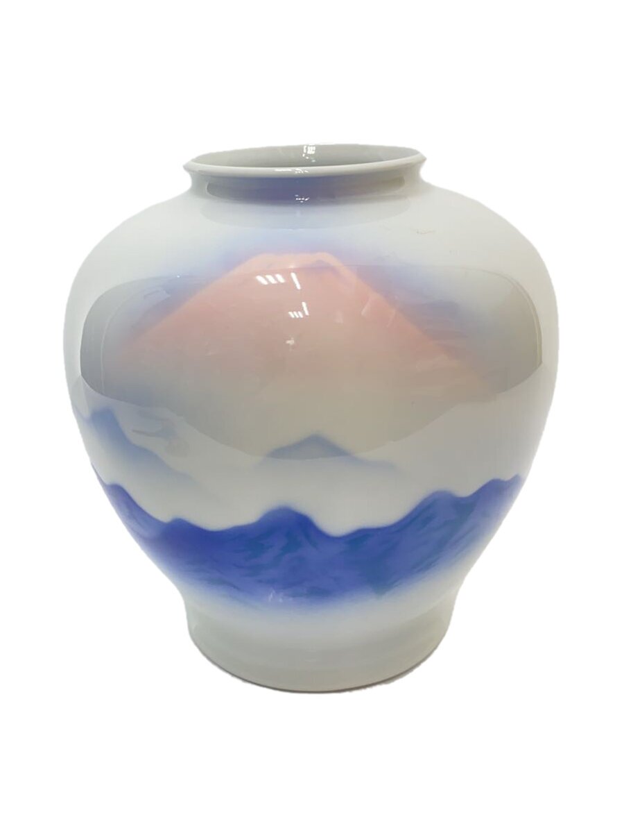 【中古】深川製磁◆壷 花瓶/WHT【インテリア小物 日用雑貨】