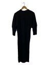 【中古】AKIRA NAKA◆長袖ワンピース/--/アクリル/BLK/AP2240-BK/使用感有//【レディースウェア】